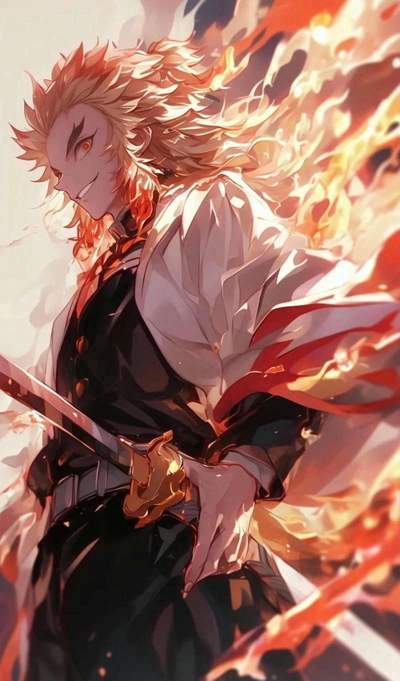 Tải ảnh cực ngầu của rengoku kyoujurou