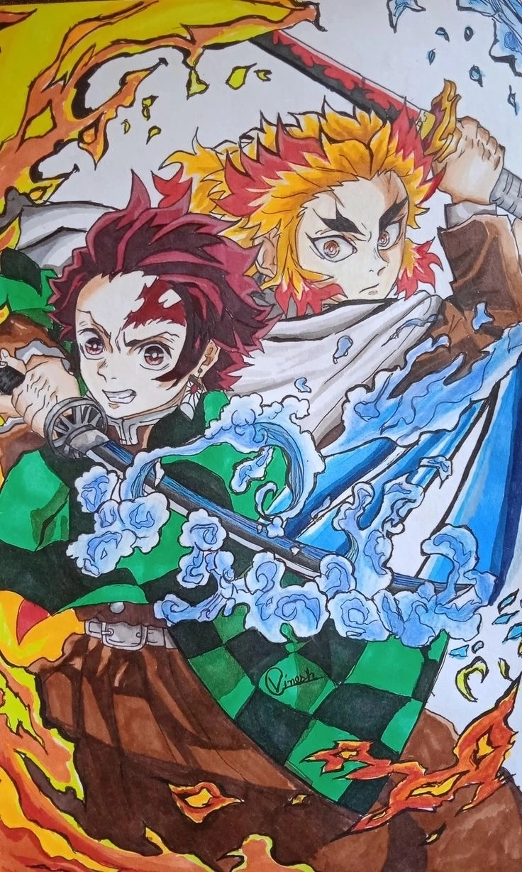 Bộ ảnh hóa thân rengoku kyoujurou cosplay