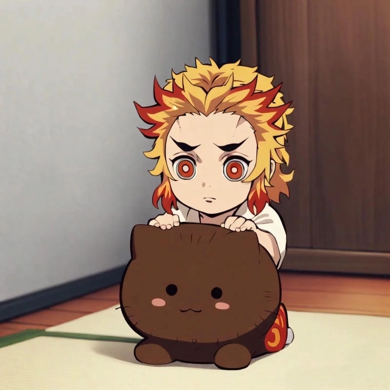 Thử tài hội họa cùng rengoku vẽ
