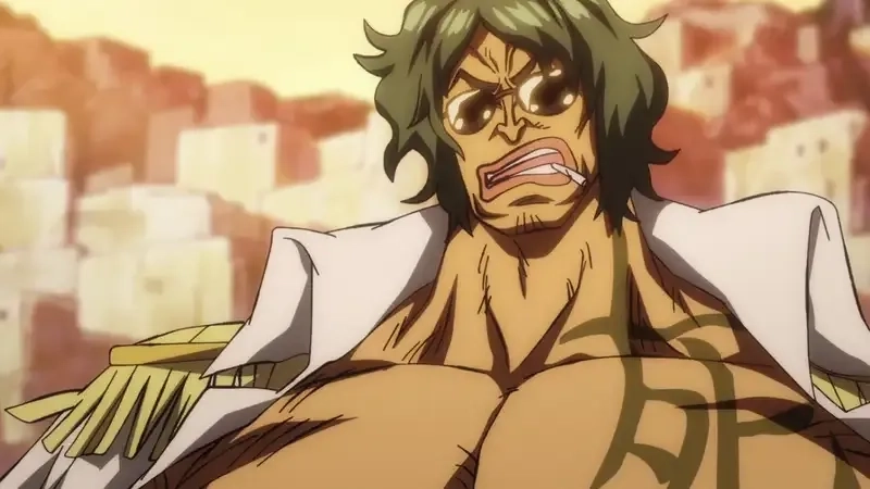 Cuộc chiến bất phân thắng bại ryokugyu vs fujitora