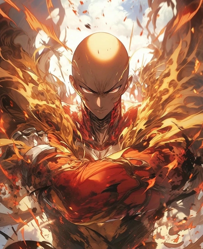 Cú đấm thần thánh hulk vs saitama