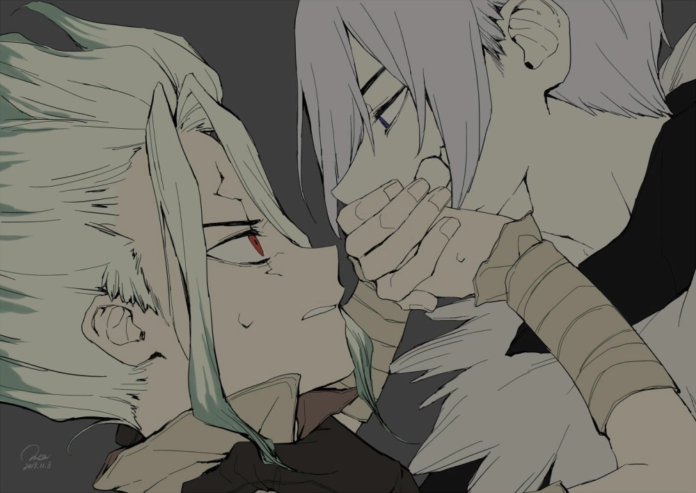 Khoảnh khắc cảm động senku×gen