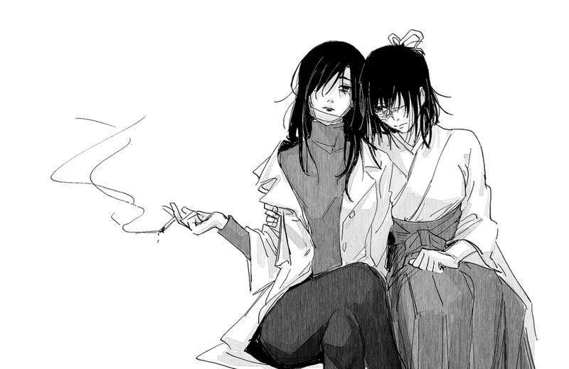 Thầy trò gojo x shoko gây sốt fan