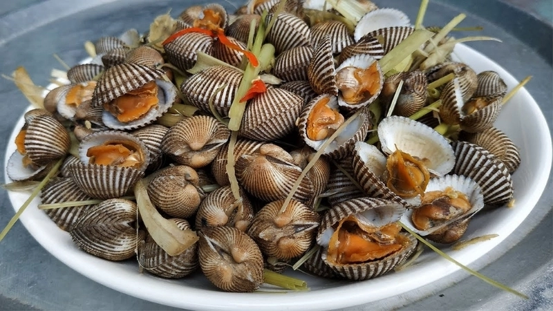 Một số món ăn chế biến từ loài sò lông