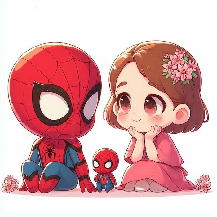 Ngắm nhìn chibi spiderman đáng yêu cực chất