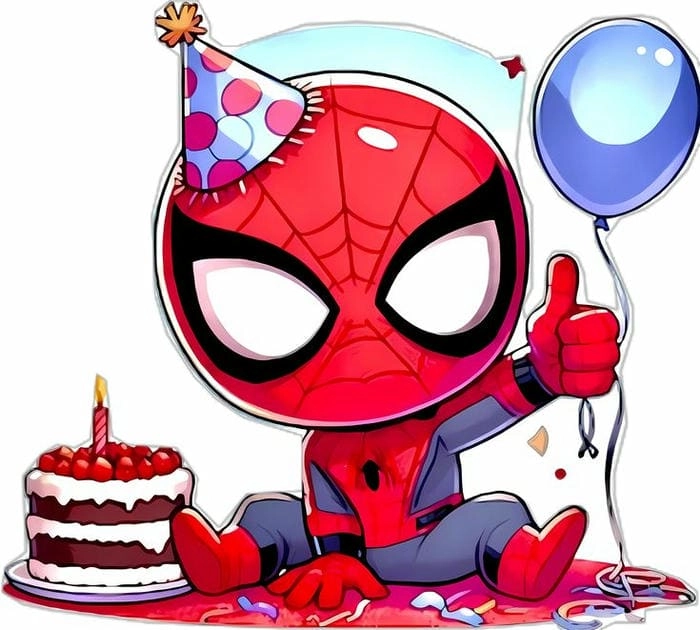 Mê mẩn với spider-man chibi cute siêu dễ thương