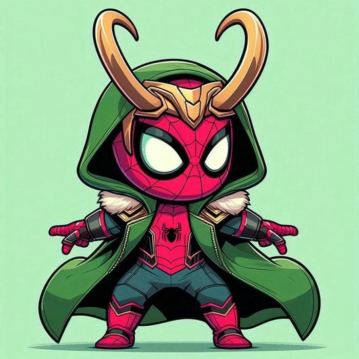 Tải ngay hình nền spider man chibi full HD