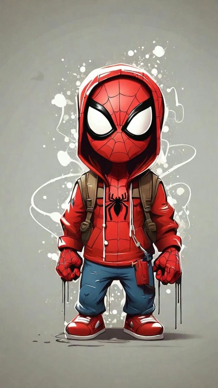 Chiêm ngưỡng mô hình spider man chibi độc đáo