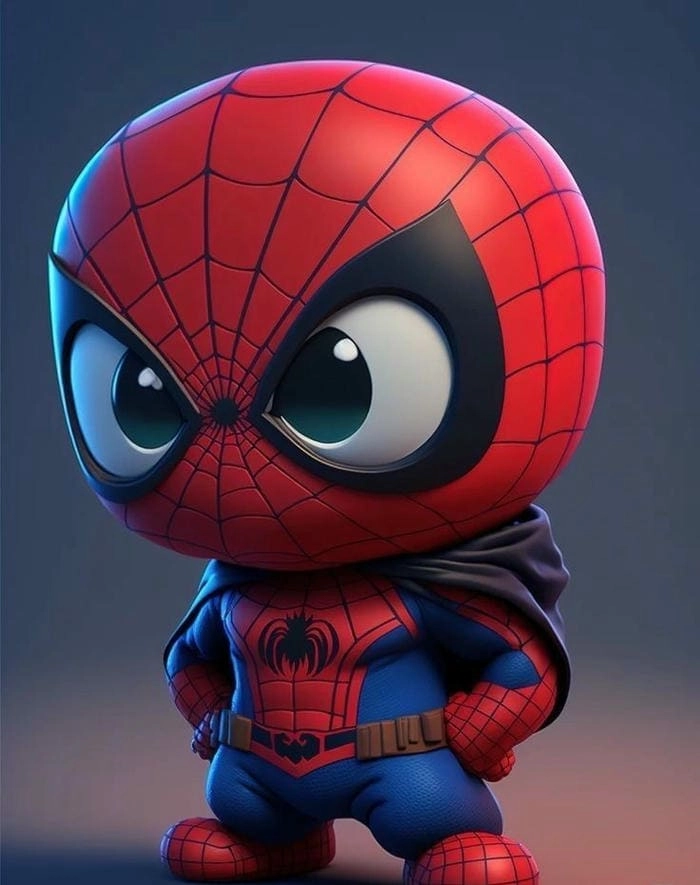 Ngắm nhìn chibi spiderman and spider gwen siêu đáng yêu