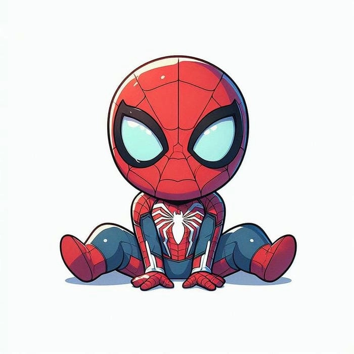 Tải ngay file spider man chibi png chất lượng cao