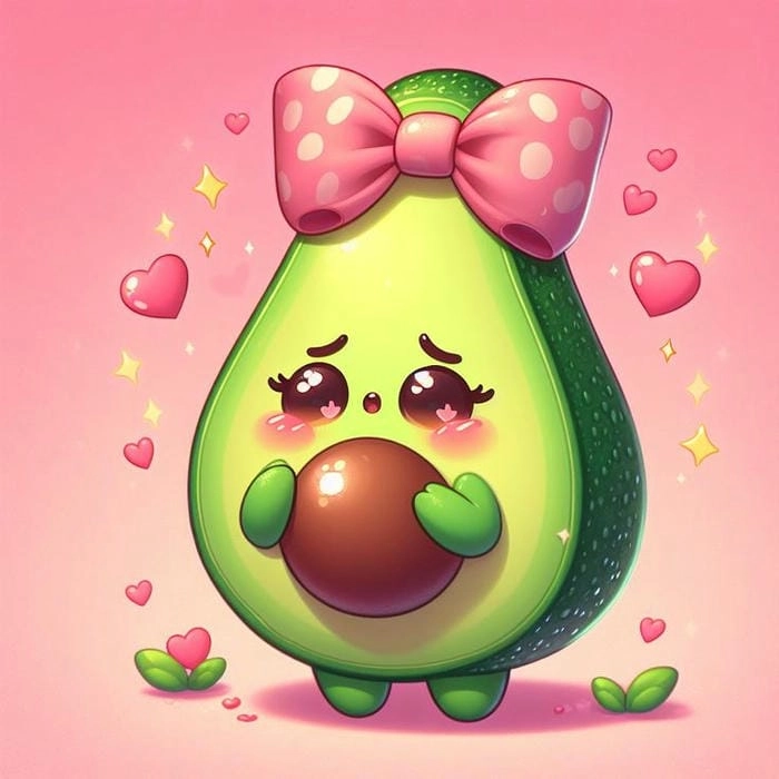 Khám phá bộ sưu tập trái bơ chibi siêu đáng yêu