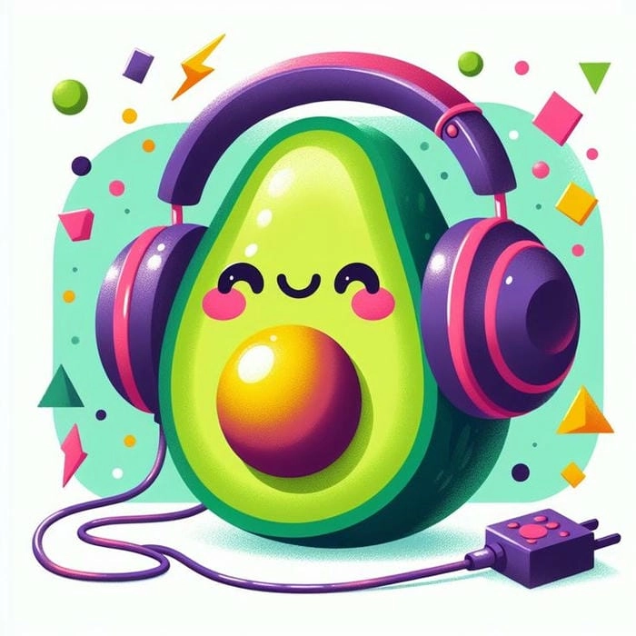 Chiêm ngưỡng bộ sưu tập trái bơ vẽ chibi cute