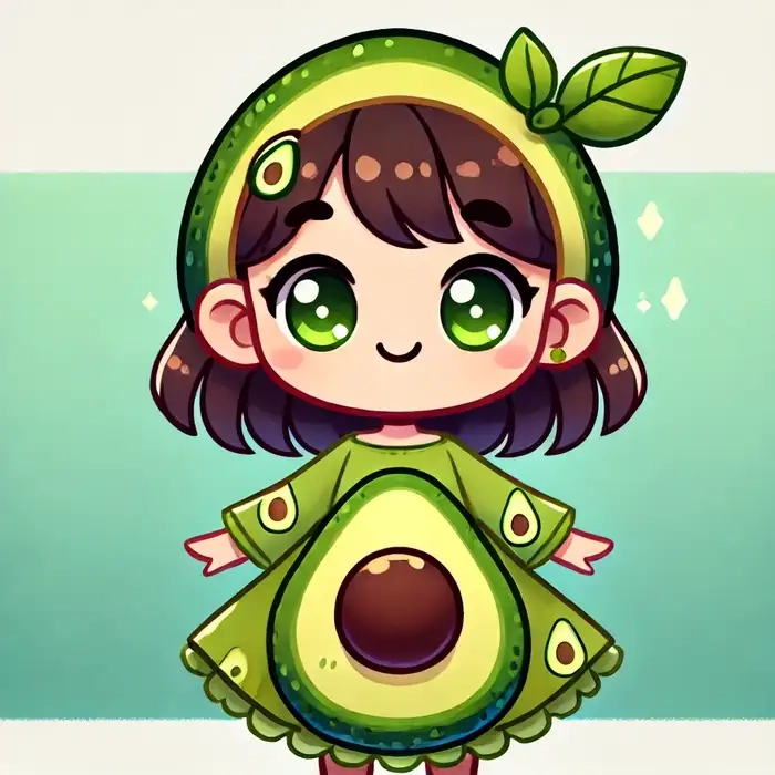 Khám phá loạt hình bơ chibi dễ thương khó cưỡng