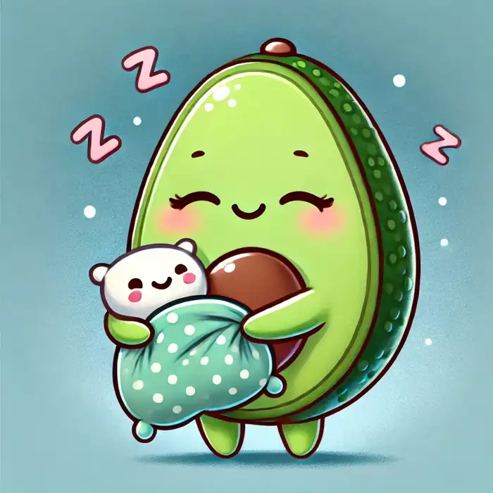 Hướng dẫn chi tiết vẽ quả bơ chibi chuẩn đẹp