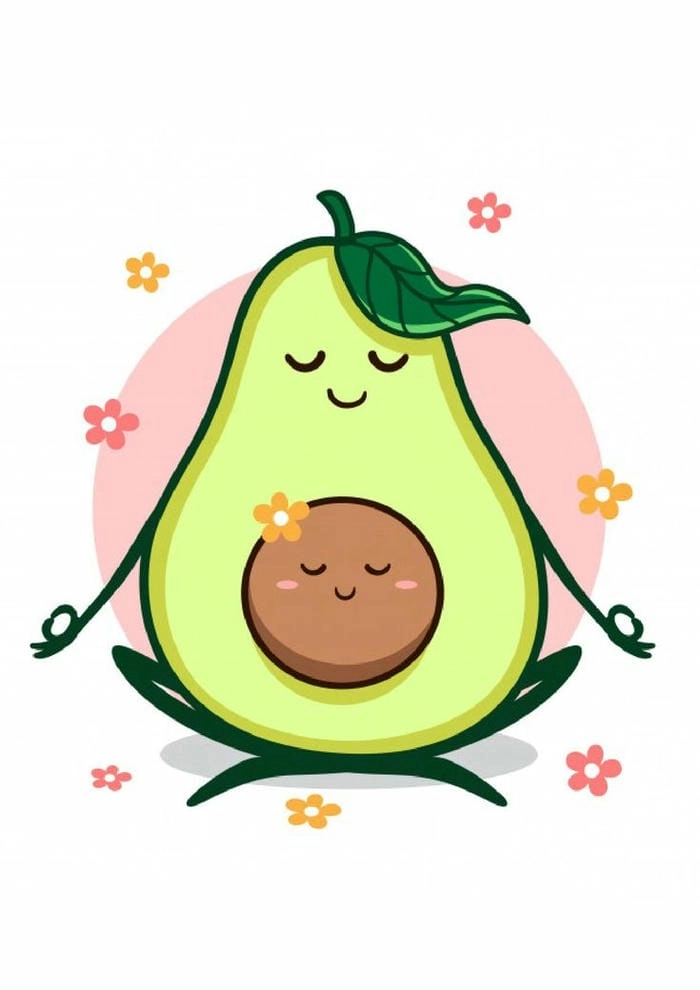 Không thể cưỡng lại vẻ dễ thương chibi quả bơ