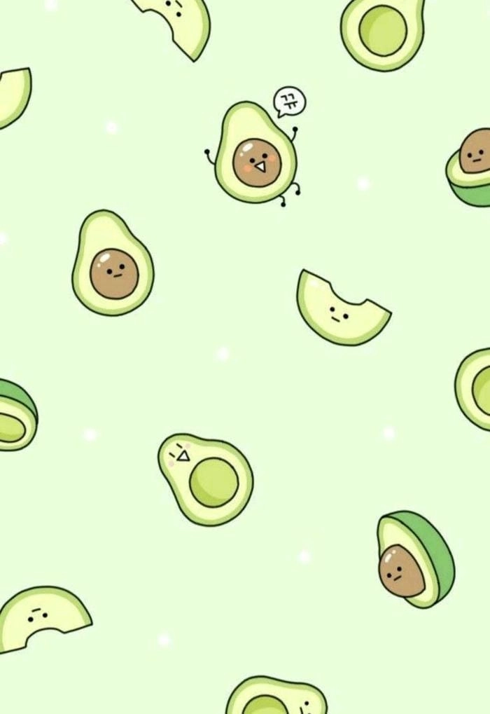 Tổng hợp hình ảnh quả bơ chibi cute cho bạn