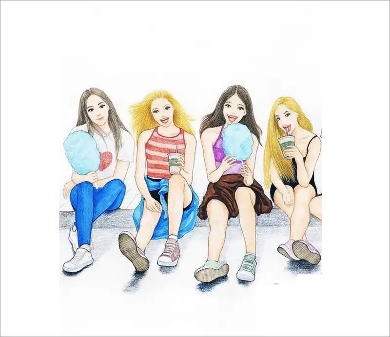 Avatar 4 người nữ xinh đẹp và năng động cùng nhau