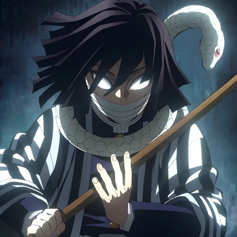 Ngắm Iguro Obanai phong cách ngầu