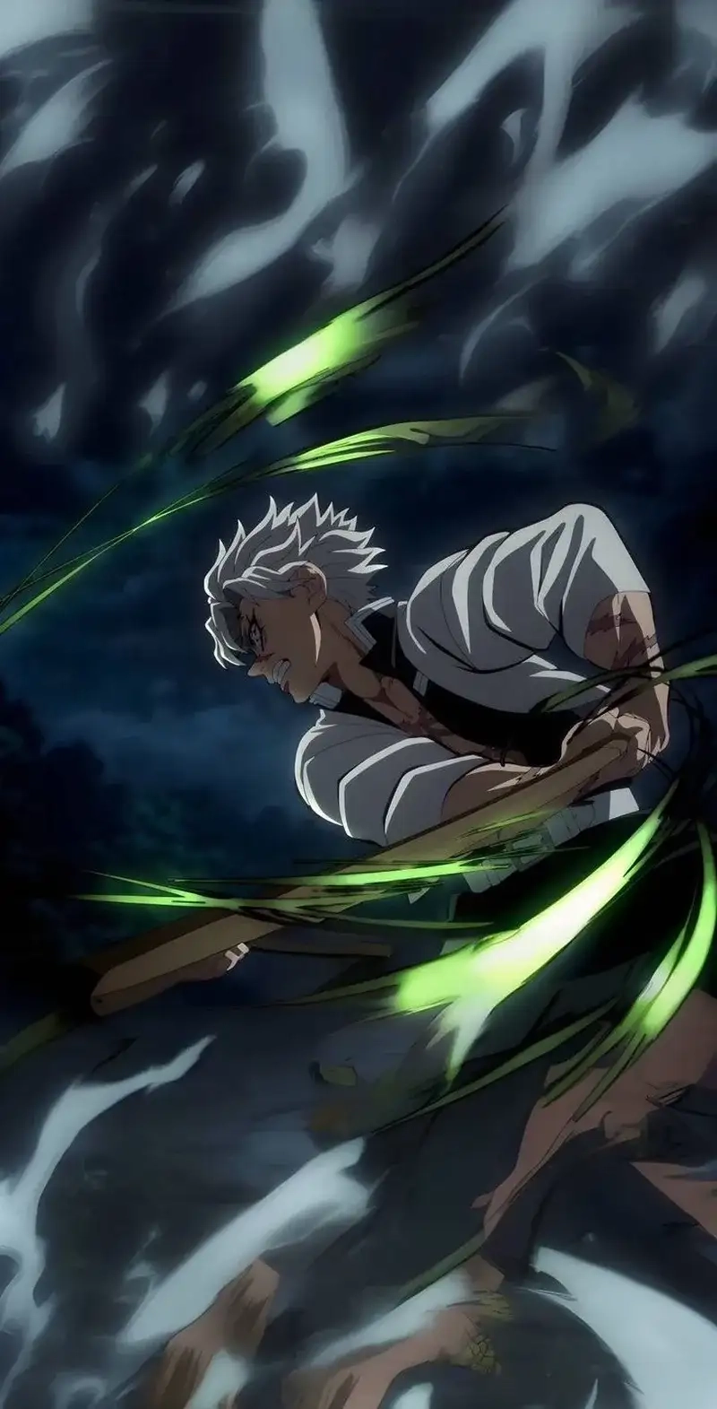 Phong thái chất lừ của sanemi ngầu