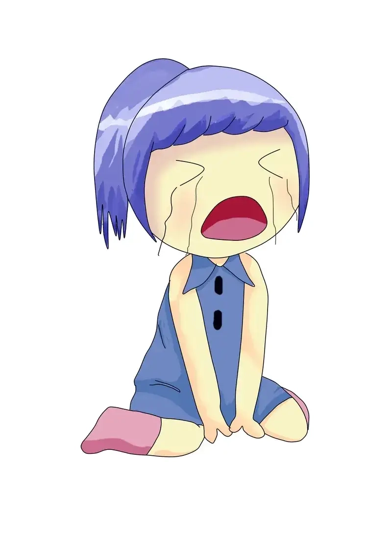 Ngắm hình chibi buồn khóc dịu dàng cảm động