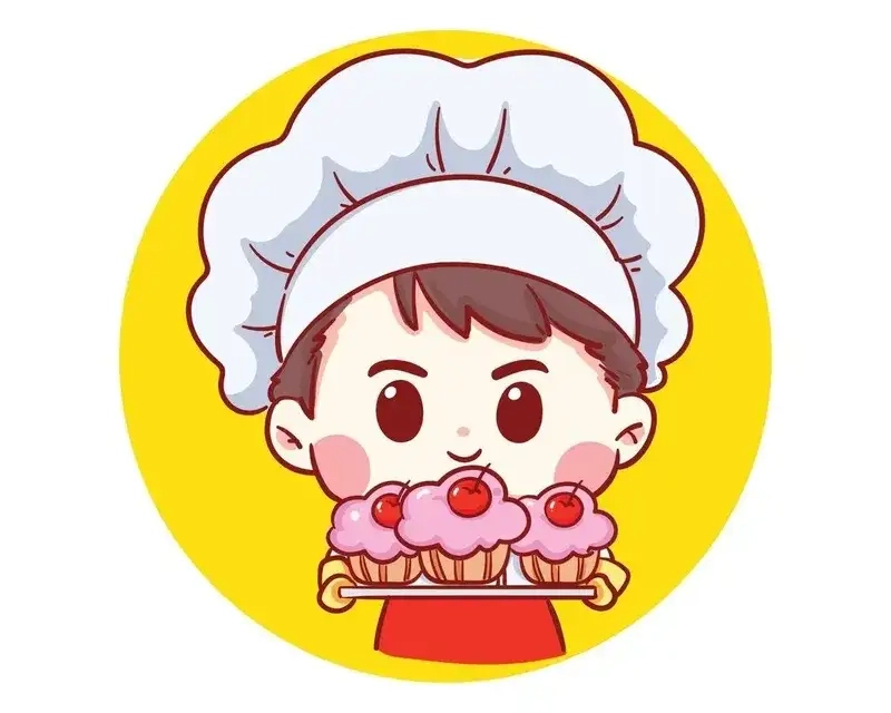 Kh&aacute;m ph&aacute; chibi logo đầu bếp nữ đ&aacute;ng y&ecirc;u đầy cảm hứng