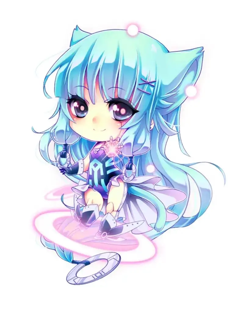 Ngắm hình nền dễ thương chibi cực xinh