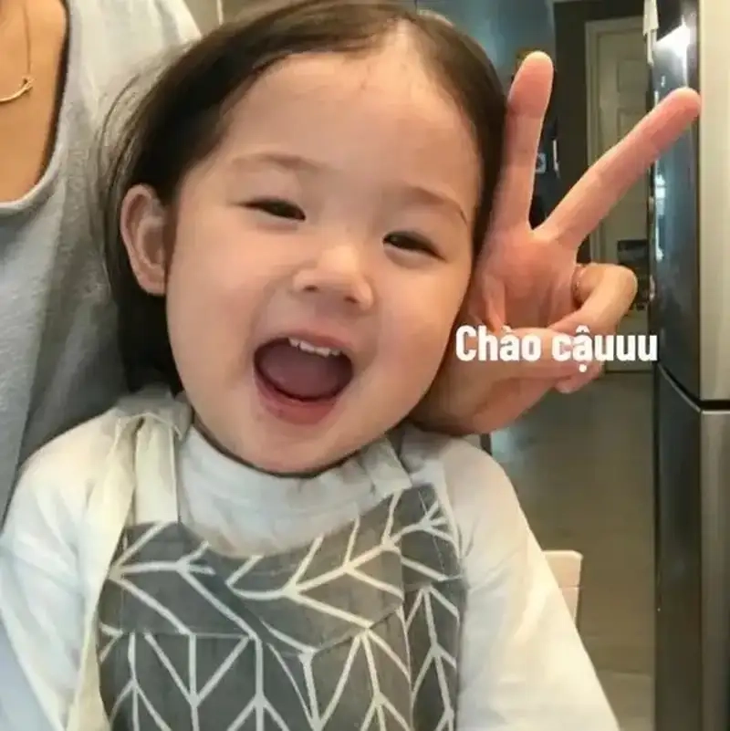 Chào mọi người qua meme chào em nha độc đáo