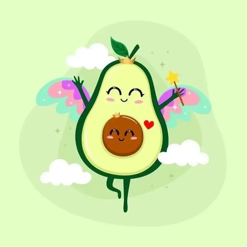 Thỏa sức sáng tạo với quả bơ chibi cute