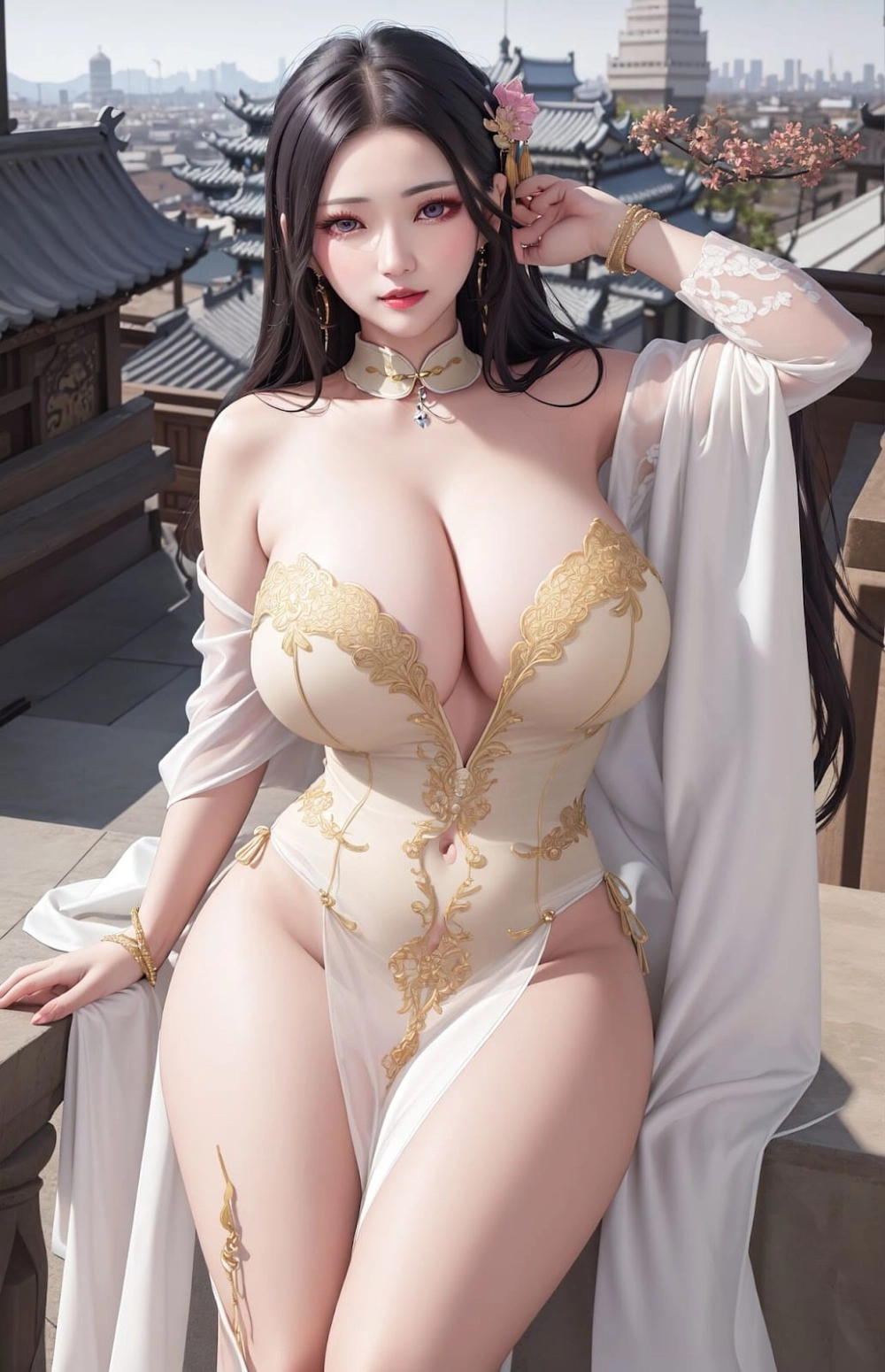Ảnh anime gái mặc bikini nhân vật mê hoặc