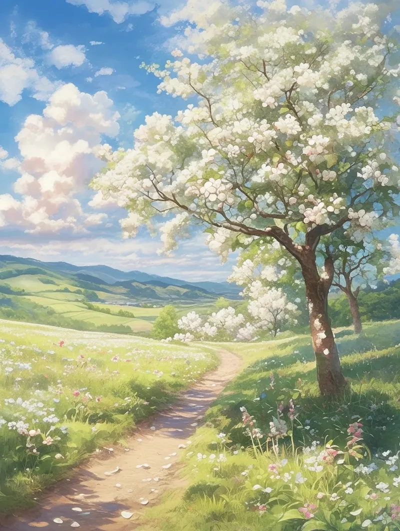 Anime phong cảnh đẹp làm hình nền chất lượng cao