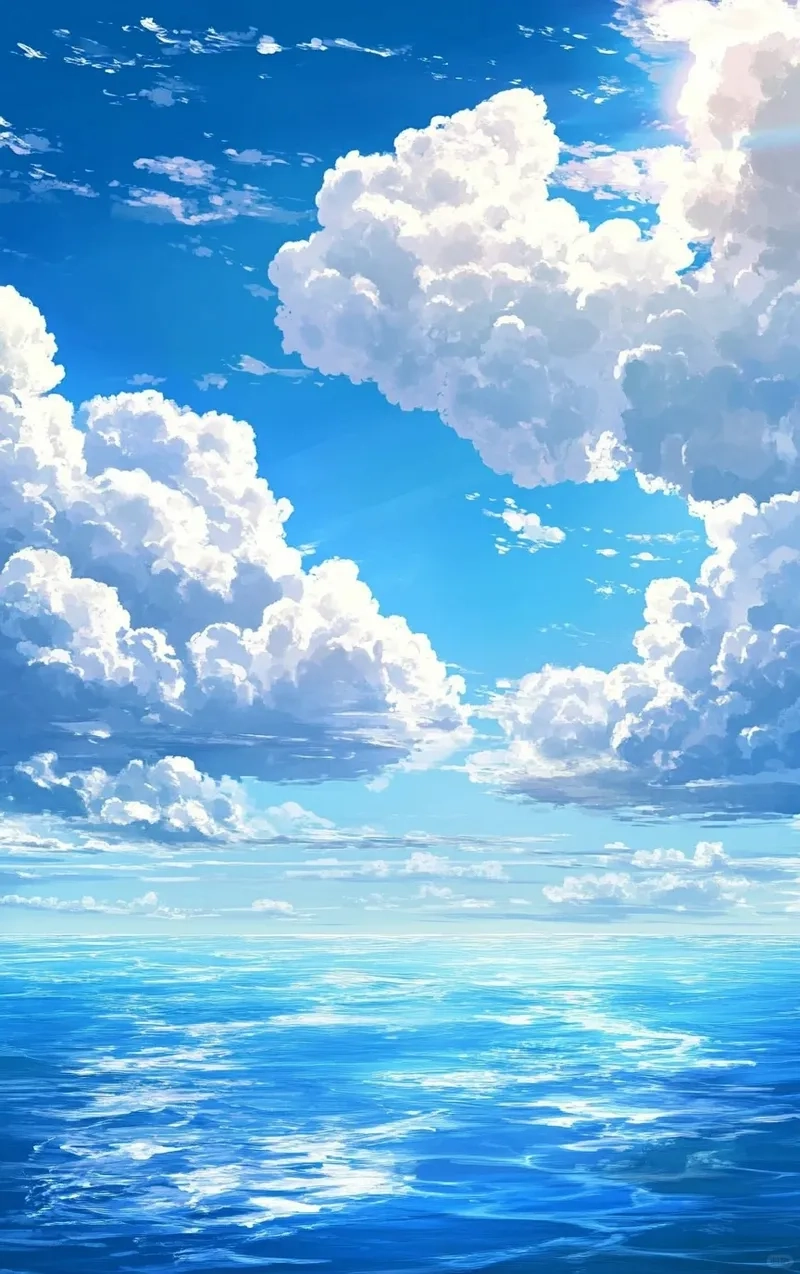 Bầu trời anime chill thư giãn giữa bình yên nhẹ nhàng