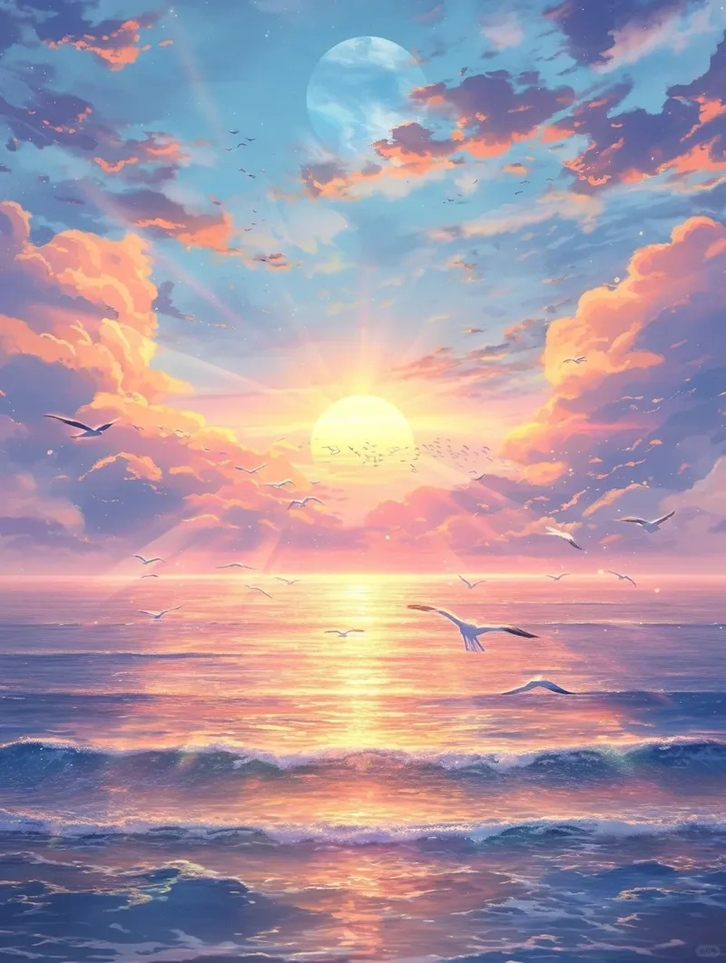 Bầu trời anime wallpaper tuyệt đẹp cho điện thoại và PC