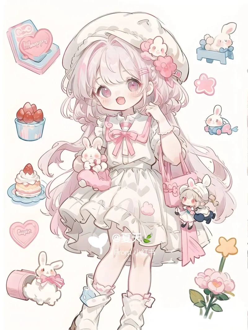 Bộ sưu tập ảnh chibi công chúa anime đẹp