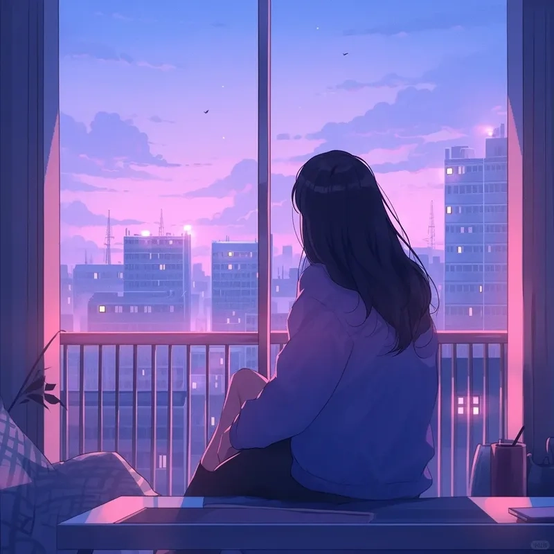 Thưởng thức nghệ thuật vẽ tay lo-fi anime vẽ tay