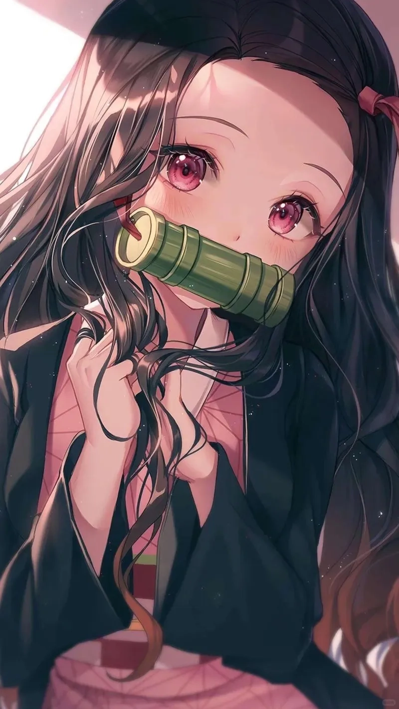 Nezuko hình nền điện thoại lung linh và sống động