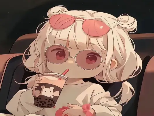 Ảnh avatar cute girl chibi dễ thương cho mạng xã hội