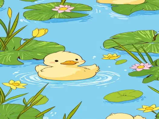 Tuyển chọn ảnh vịt chibi ngộ nghĩnh làm hình nền cực xinh