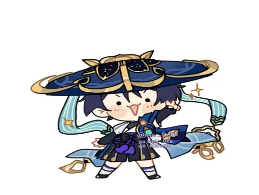 Ảnh wanderer chibi cute nhất làm hình nền siêu xinh cho bạn