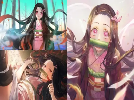 Top ảnh avatar Nezuko phong cách anime cực chất cho fan