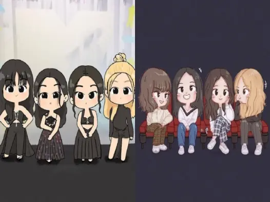 Tuyển chọn ảnh Blackpink cute chibi khiến fan mê mẩn