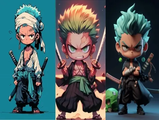 Bộ sưu tập ảnh chibi Zoro cute siêu ngầu dành cho fan