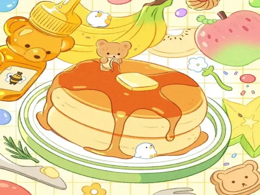 Bộ sưu tập ảnh đồ ăn chibi dễ thương, sinh động cho mọi người