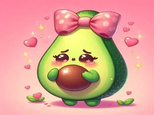 Khám phá quả bơ chibi – Trào lưu dễ thương được yêu thích