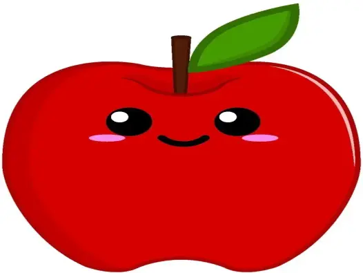 Khám phá thế giới dễ thương của quả táo chibi siêu đáng yêu