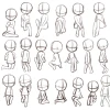 Hướng dẫn vẽ dáng người chibi chi tiết và dễ dàng