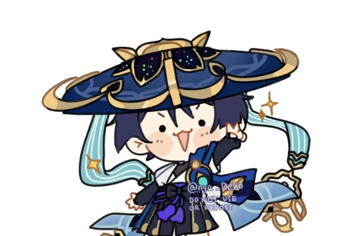 Ảnh wanderer chibi cute nhất làm hình nền siêu xinh cho bạn