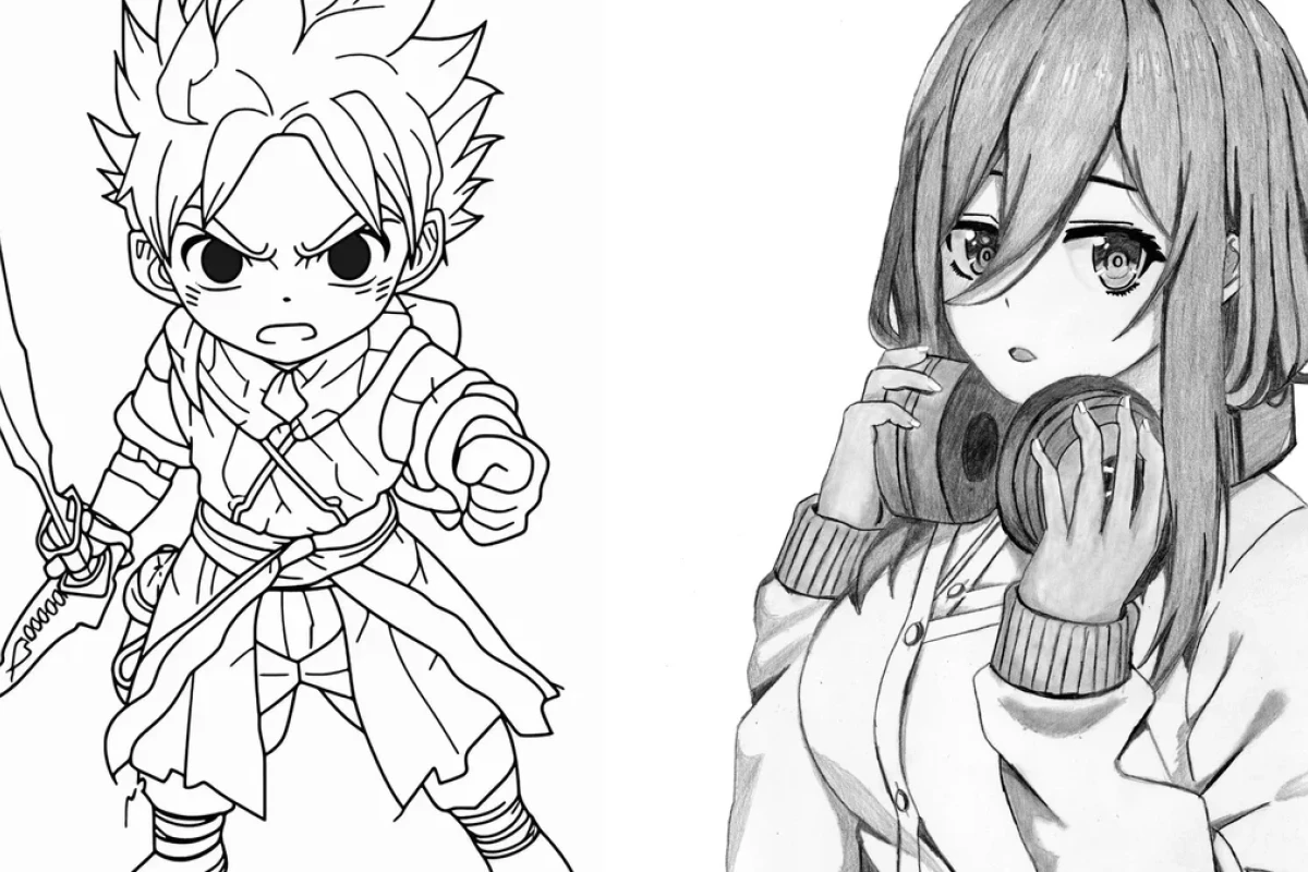 Tranh vẽ nhân vật anime dễ thương nhất và bí mật về tâm lý