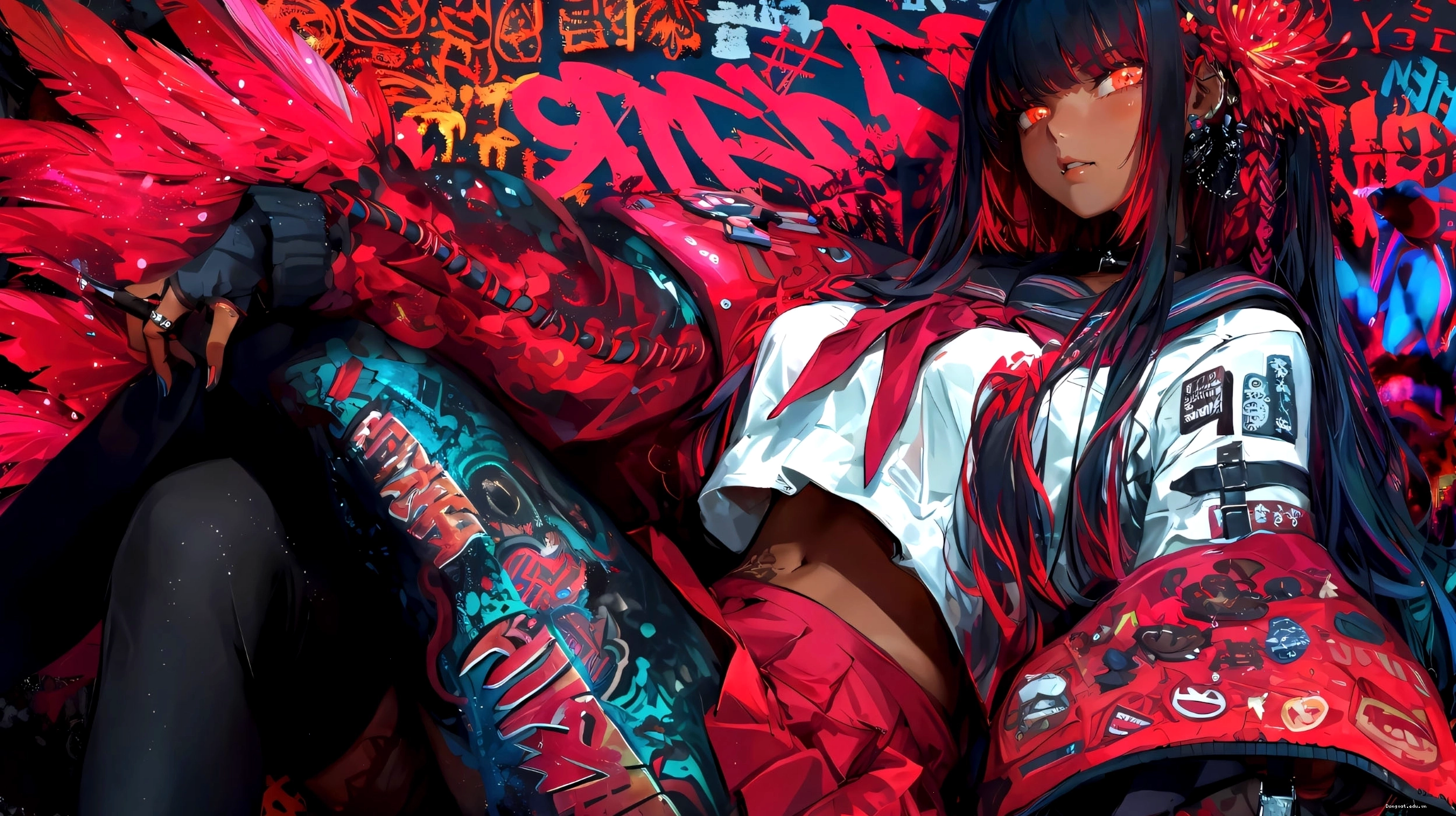 Ảnh anime đen trắng chất lượng cao