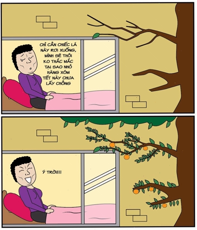 Ảnh chế meme ý trời thể hiện sự bất lực trước hoàn cảnh