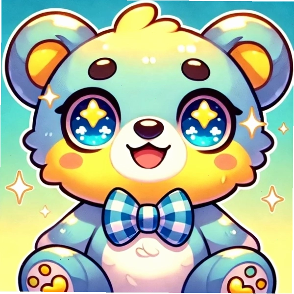 Ảnh gấu anime chibi 4k sắc nét
